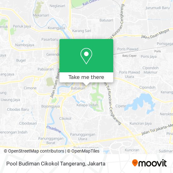 Pool Budiman Cikokol Tangerang map