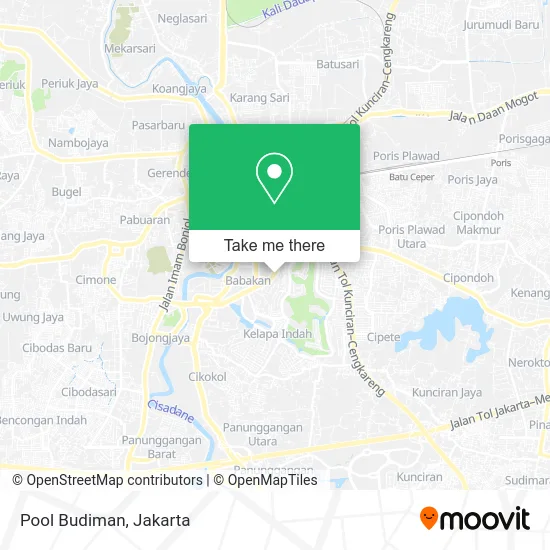 Pool Budiman map