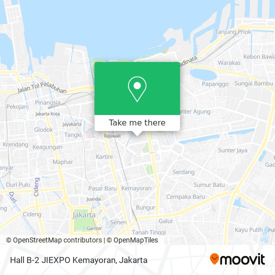 Hall B-2 JIEXPO Kemayoran map