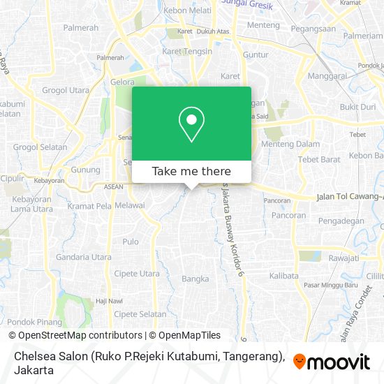 Chelsea Salon (Ruko P.Rejeki Kutabumi, Tangerang) map