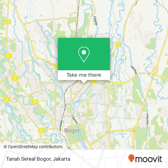 Tanah Sereal Bogor map