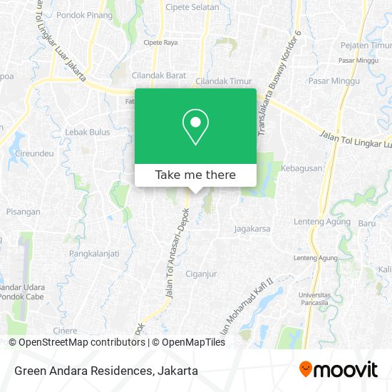 Green Andara Residences map