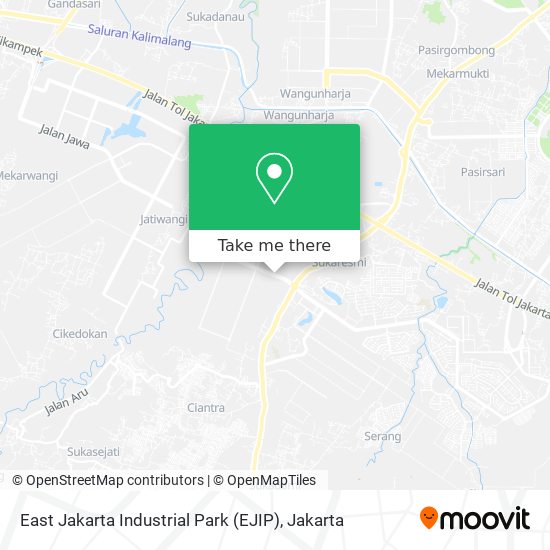 East Jakarta Industrial Park (EJIP) map