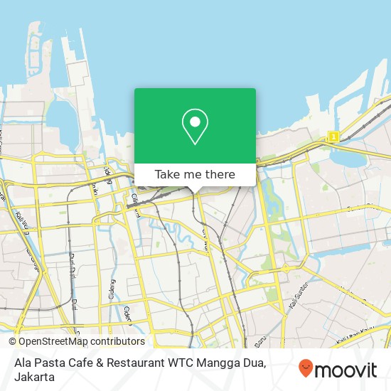Ala Pasta Cafe & Restaurant WTC Mangga Dua map