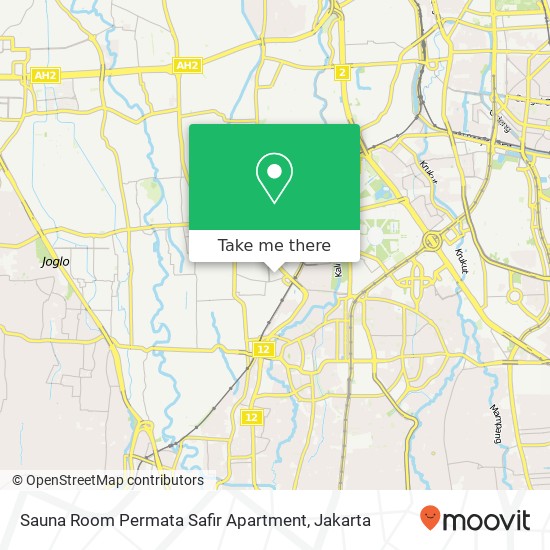 Sauna Room Permata Safir Apartment map