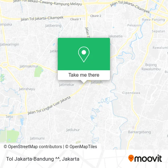 Tol Jakarta-Bandung ^^ map