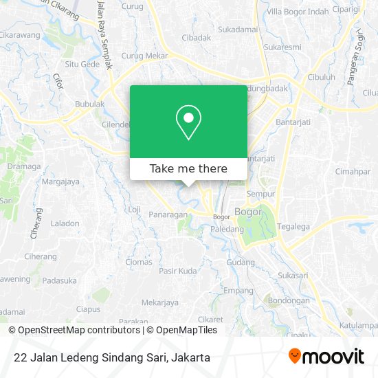 22 Jalan Ledeng Sindang Sari map