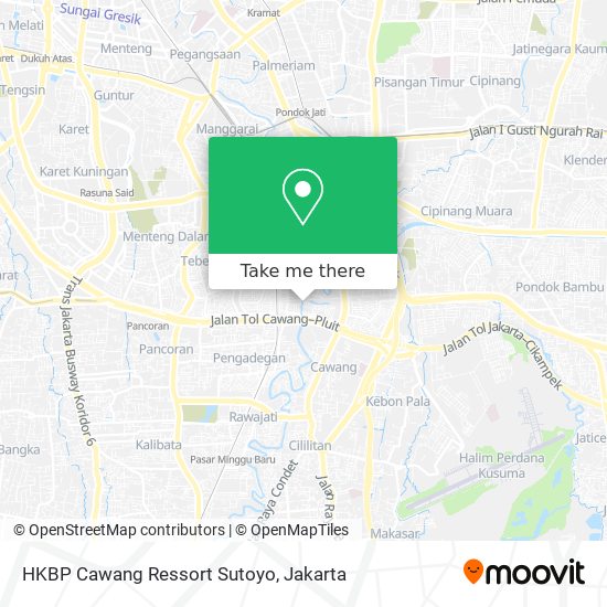HKBP Cawang Ressort Sutoyo map