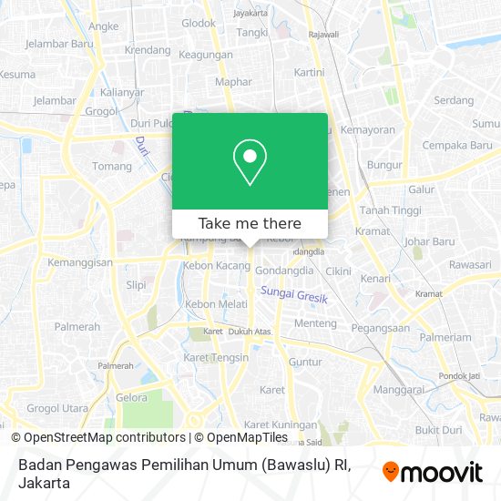 Badan Pengawas Pemilihan Umum (Bawaslu) RI map