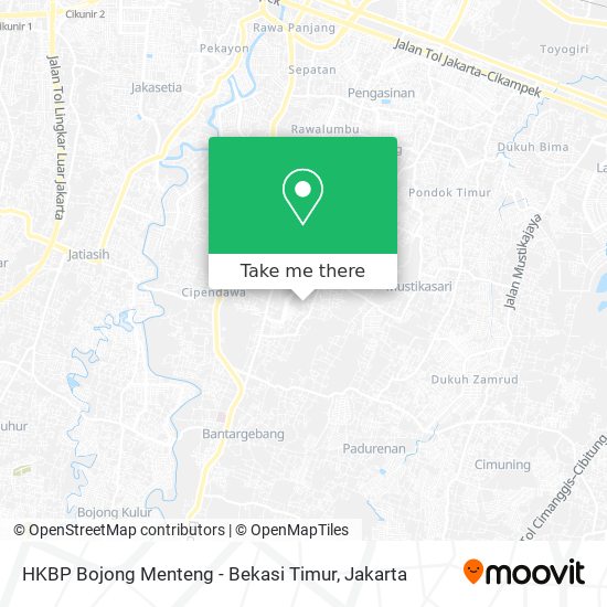 HKBP Bojong Menteng - Bekasi Timur map
