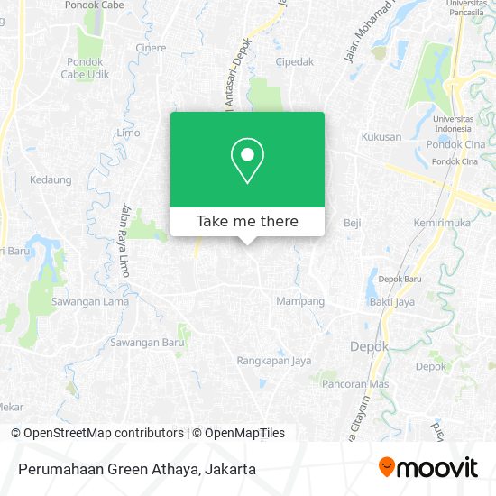 Perumahaan Green Athaya map