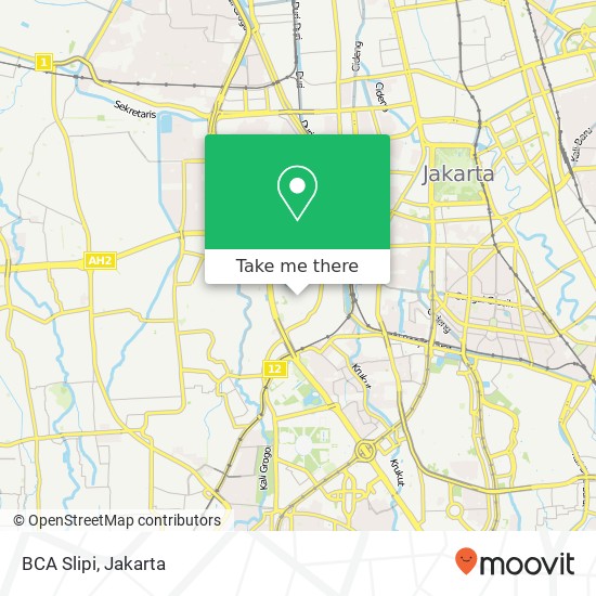 BCA Slipi map