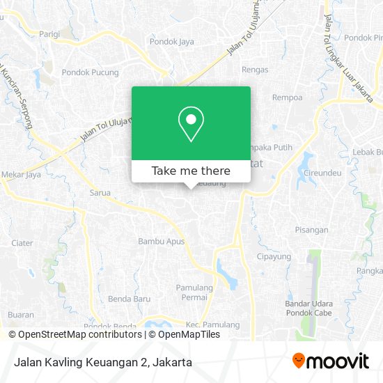 Jalan Kavling Keuangan 2 map