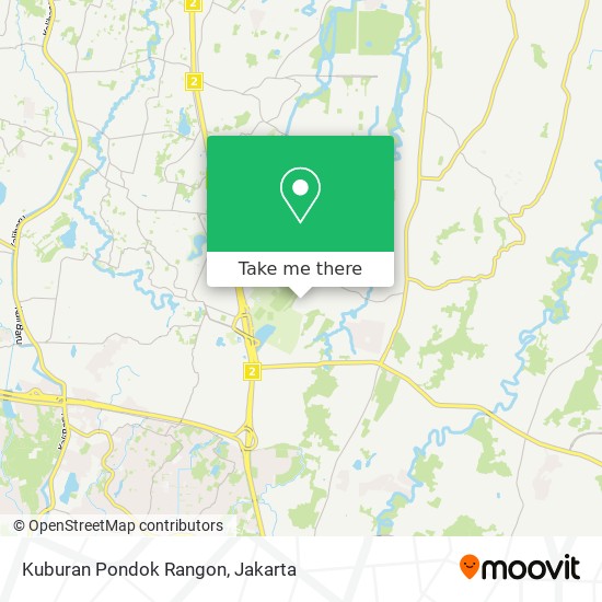 Kuburan Pondok Rangon map