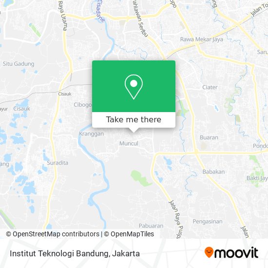 Institut Teknologi Bandung map
