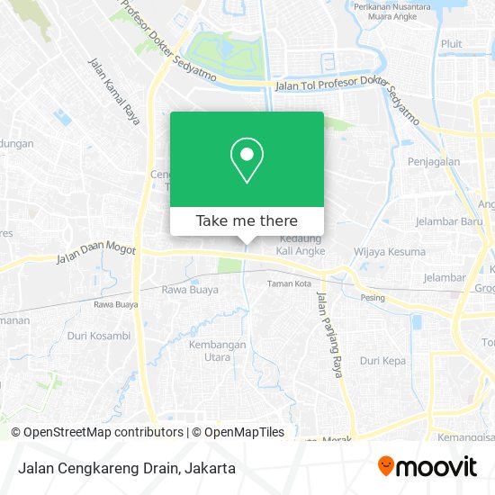 Jalan Cengkareng Drain map