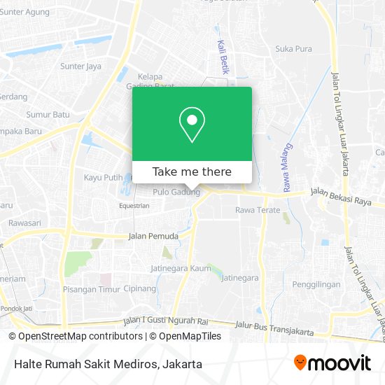 Halte Rumah Sakit Mediros map