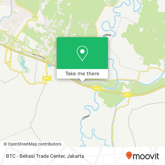 BTC - Bekasi Trade Center map