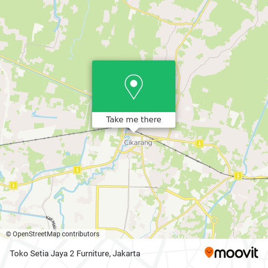 Toko Setia Jaya 2 Furniture map
