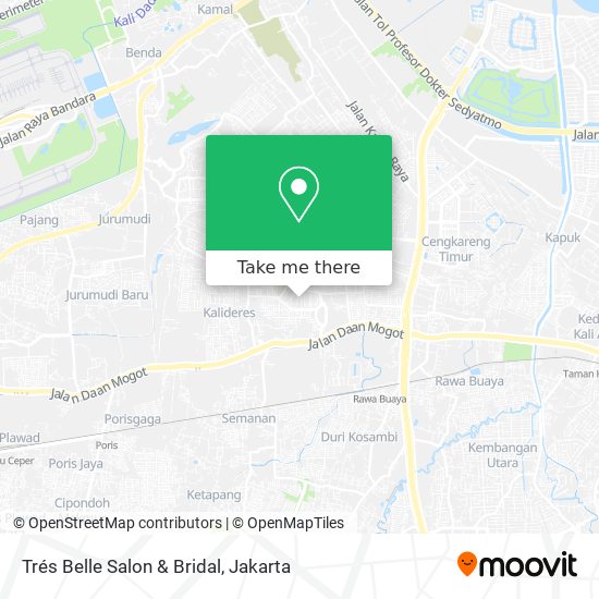 Trés Belle Salon & Bridal map