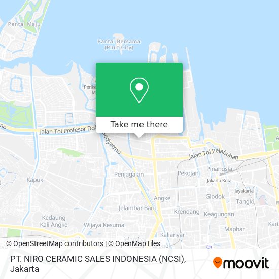 PT. NIRO CERAMIC SALES INDONESIA (NCSI) map