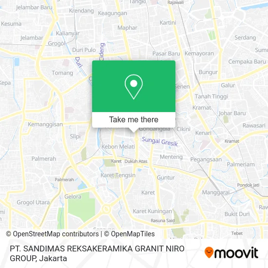 PT. SANDIMAS REKSAKERAMIKA GRANIT NIRO GROUP map