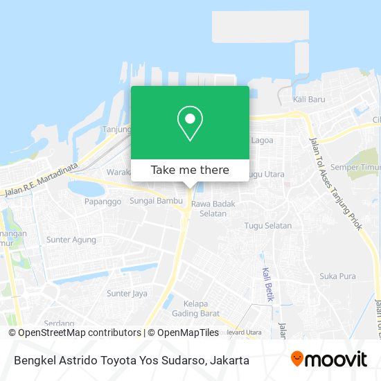 Bengkel Astrido Toyota Yos Sudarso map