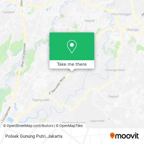 Polsek Gunung Putri map