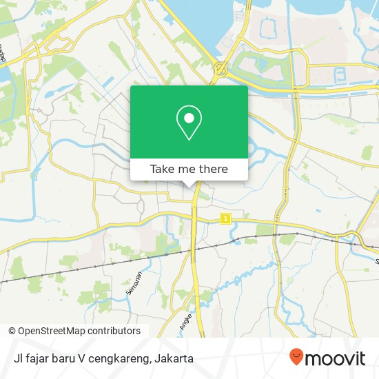 Jl fajar baru V cengkareng map