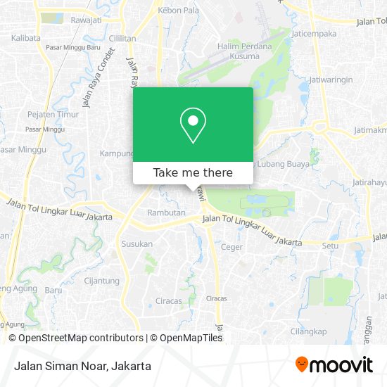 Jalan Siman Noar map