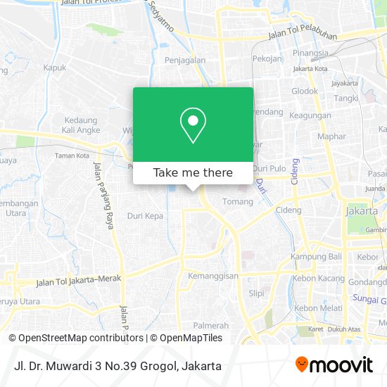 Jl. Dr. Muwardi 3 No.39 Grogol map