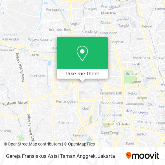 Gereja Fransiskus Asisi Taman Anggrek map