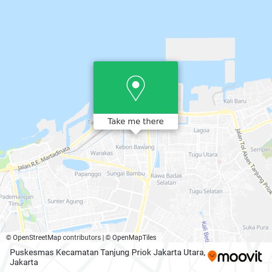 Puskesmas Kecamatan Tanjung Priok Jakarta Utara map