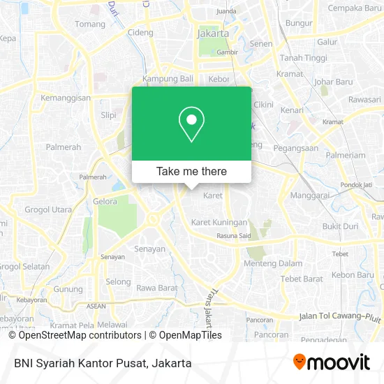 BNI Syariah Kantor Pusat map
