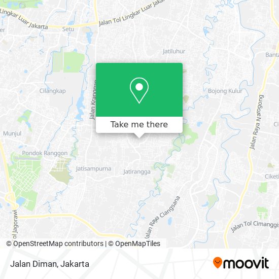 Jalan Diman map