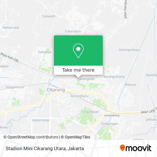 Stadion Mini Cikarang Utara map