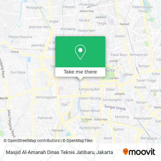 Masjid Al-Amanah Dinas Teknis Jatibaru map