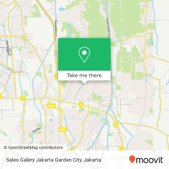 Sales Galery Jakarta Garden City map