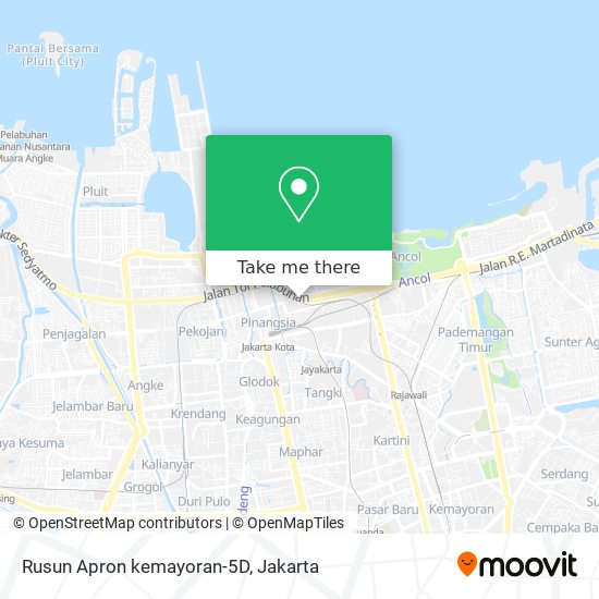 Rusun Apron kemayoran-5D map