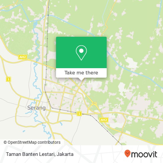 Taman Banten Lestari map