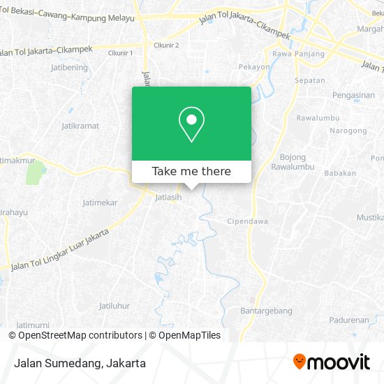 Jalan Sumedang map