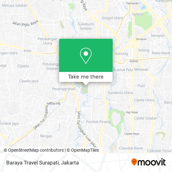 Baraya Travel Surapati map