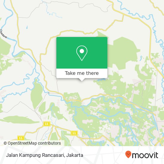 Jalan Kampung Rancasari map