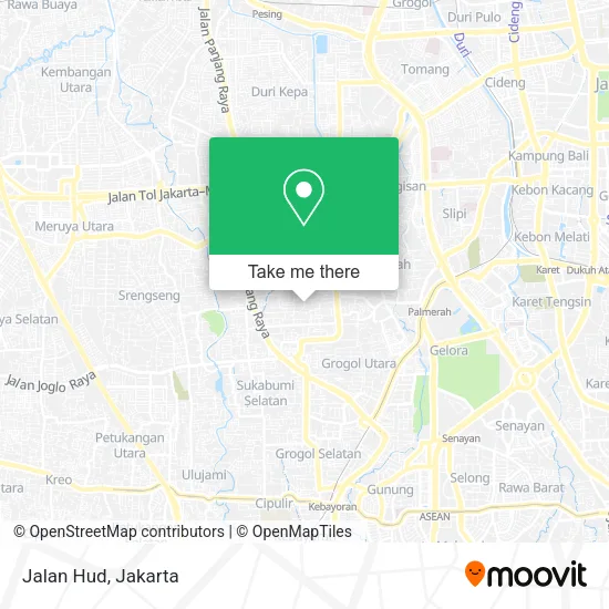 Jalan Hud map