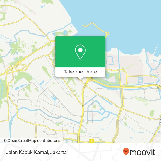 Jalan Kapuk Kamal map