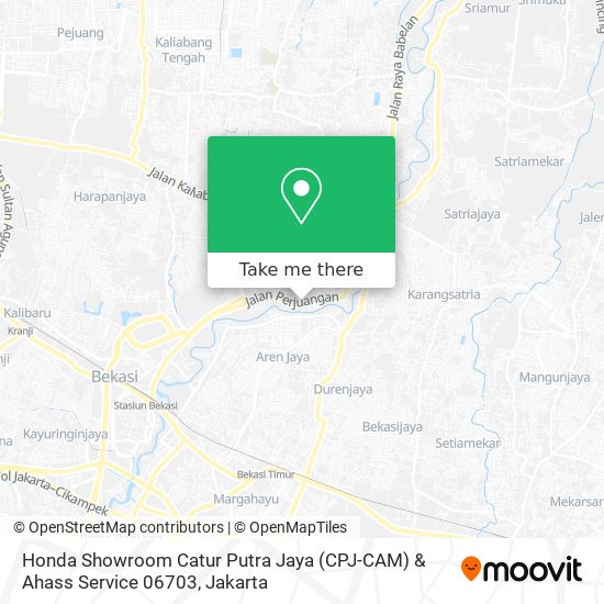 Honda Showroom Catur Putra Jaya (CPJ-CAM) & Ahass Service 06703 map