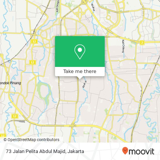 73 Jalan Pelita Abdul Majid map