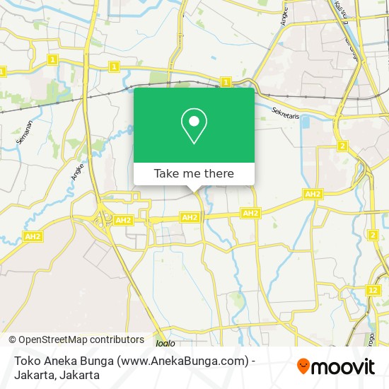 Toko Aneka Bunga (www.AnekaBunga.com) - Jakarta map