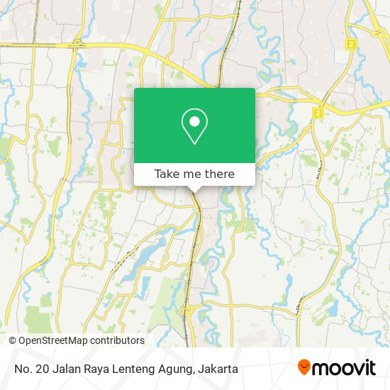 No. 20 Jalan Raya Lenteng Agung map