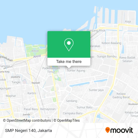 SMP Negeri 140 map